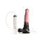 XR PLAY HARD Zentaur Dildo mit Spritzfunktion Schwarz/Rot