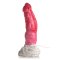 XR PLAY HARD Creature Cocks Resurrector Phoenix Spritzender Dildo aus Silikonn Rot/Weiss
