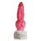 XR PLAY HARD Creature Cocks Resurrector Phoenix Spritzender Dildo aus Silikonn Rot/Weiss