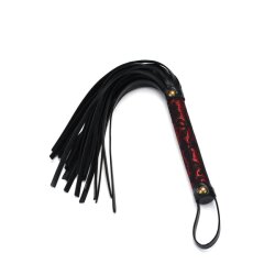 LIEBE SEELE Flogger Victorian Garden aus veganem Leder...