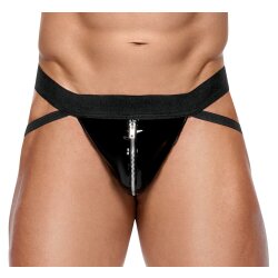 BLACK LEVEL Jock mit Reissverschluss Schwarz