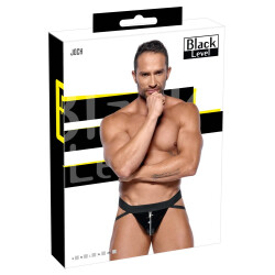 BLACK LEVEL Jock mit Reissverschluss Schwarz