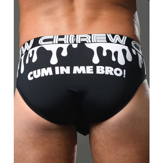 ANDREW CHRISTIAN Almost Naked Cum In Me Bro Brief Schwarz/Weiss