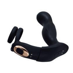 SEVANDA Black Mamba Prostata Stimulator mit Cockring Schwarz