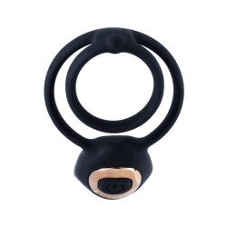 SEVANDA Black Mamba Prostata Stimulator mit Cockring Schwarz