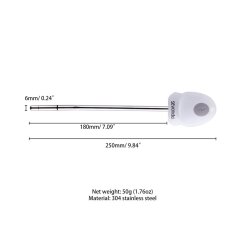 SEVANDA Vibrierende &amp; E-stim Metall Harnr&ouml;hren Sonde