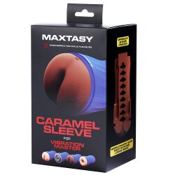 MAXTASY Ersatzsleeve f&uuml;r Vibration Master+ Caramel