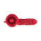 TEAZERS Rosen-Vibrator mit Stossdildo Rot