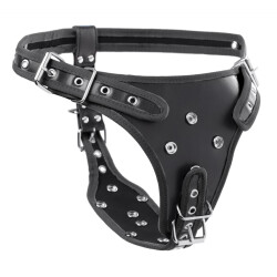 STRICT Double Penetration Strap On Harness Schwarz