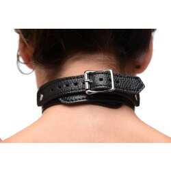 STRICT LEATHER Female Chest Harness aus PU-Leder Schwarz