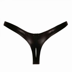 MAISON CATANZARO Annanelle Crotchless Thong aus Wetlook...