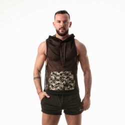 LEADER Mesh Lowrider Tank Top Schwarz