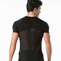 LEADER Invictus Mesh T-Shirt Schwarz