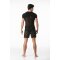 LEADER Invictus Mesh T-Shirt Schwarz