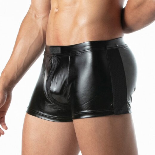 LEADER Brut Zipper Shorts Schwarz