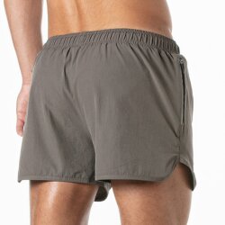 LEADER Sports Gym Shorts Grau