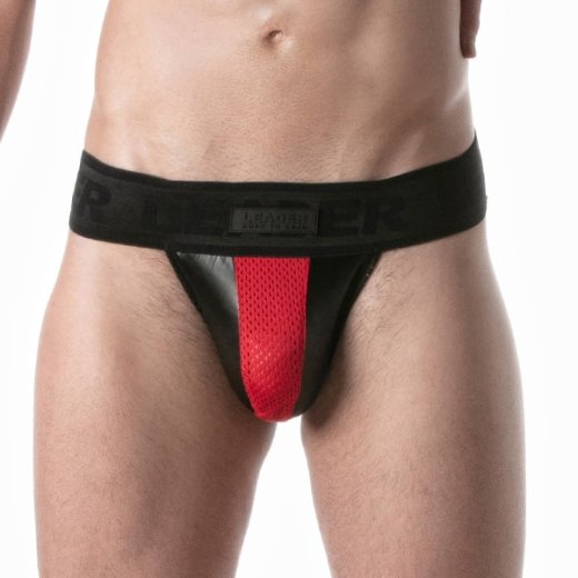 LEADER Brut Jockstrap Rot