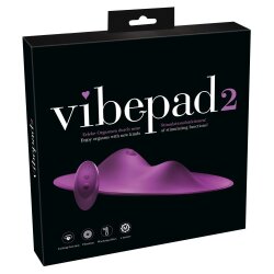 VIBEPAD 2 Vibrokissen mit Vibration &amp; Leckfunktion Violett