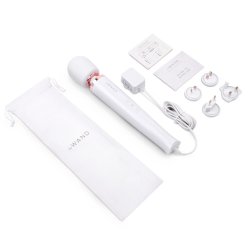 LE WAND Bodywand Plug-In Massager Weiss