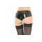 MAISON CATANZARO Beatrice Shorty aus Vinyl Schwarz