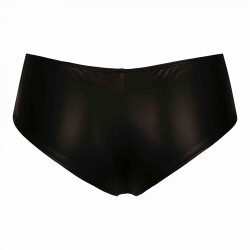 MAISON CATANZARO Beatrice Shorty Wetlook Schwarz