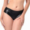 MAISON CATANZARO Beatrice Shorty aus Kunstleder Schwarz