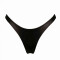 MAISON CATANZARO S Thong aus Wetlook Schwarz