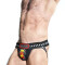 OXBALLS Oxjok Popper Jock 3D Rubber Huffer Jock Schwarz