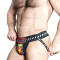 OXBALLS Oxjok Popper Jock 3D Rubber Huffer Jock Schwarz