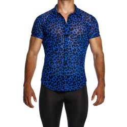 MODUS VIVENDI Leopard Shirt Blau