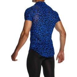 MODUS VIVENDI Leopard Shirt Blau