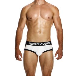 MODUS VIVENDI Sporty Brief Schwarz/Weiss