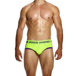 MODUS VIVENDI Sporty Brief Gelb/Violett