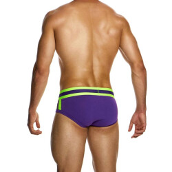 MODUS VIVENDI Sporty Brief Gelb/Violett