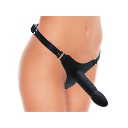 RIMBA Strap-On mit Dildo &Oslash; 3,5 cm x 16,0 cm Schwarz