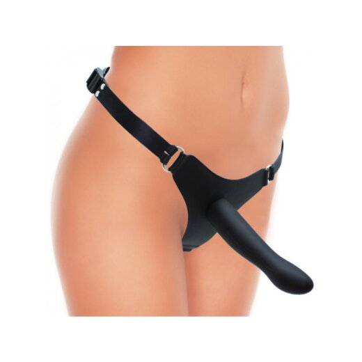 RIMBA Strap-On mit Dildo &Oslash; 3,2 cm x 16,0 cm Schwarz