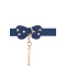 TABOOM Silicone Collar and Leash Blau/Gold