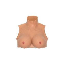 HIDDEN DESIRE Alter Ego Wearable Breasts Crop Top Cup E Beige