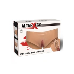 HIDDEN DESIRE Alter Ego Open Vagina Brief Low Waist One Size Skin