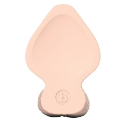 B-VIBE Slipskin Girthy Dildo &Oslash; 4,4 cm x 15,4 cm Light Skin