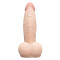 B-VIBE Slipskin Girthy Dildo &Oslash; 4,4 cm x 15,4 cm Light Skin