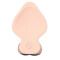 B-VIBE Slipskin Girthy Dildo &Oslash; 4,4 cm x 15,4 cm Light Skin