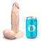 B-VIBE Slipskin Girthy Dildo &Oslash; 5,1 cm x 17,8 cm Light Skin