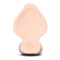 B-VIBE Slipskin Girthy Dildo &Oslash; 5,1 cm x 17,8 cm Light Skin