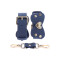 TABOOM Silicone Wrist Cuff Set Blau/Gold