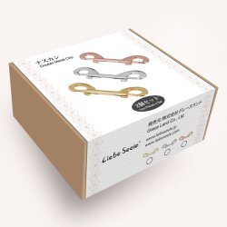 LIEBE SEELE Doppelkarabiner 2er-Set aus Metall...