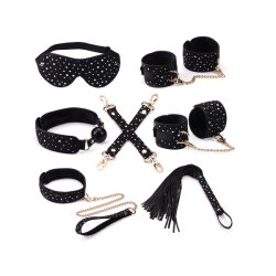 LIEBE SEELE Starry Night Bondage-Set 7-teilig Schwarz