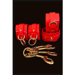 KINKY DIVA Hog Tie &amp; Fesseln One Size Rot