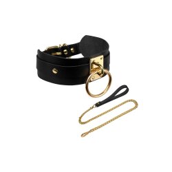 KINKY DIVA Halsband mit Leine &amp; O-Ring One Size...