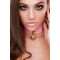 KINKY DIVA Halsband mit Herzschloss One Size Pink/Gold